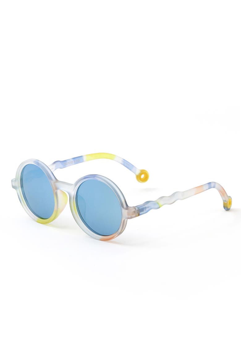 Youth Round Sunglasses, Main, color, Art Brush