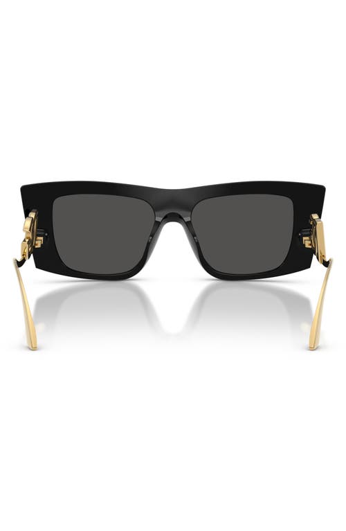 Dolce & Gabbana Dolce&gabbana 51mm Cat Eye Sunglasses In Black