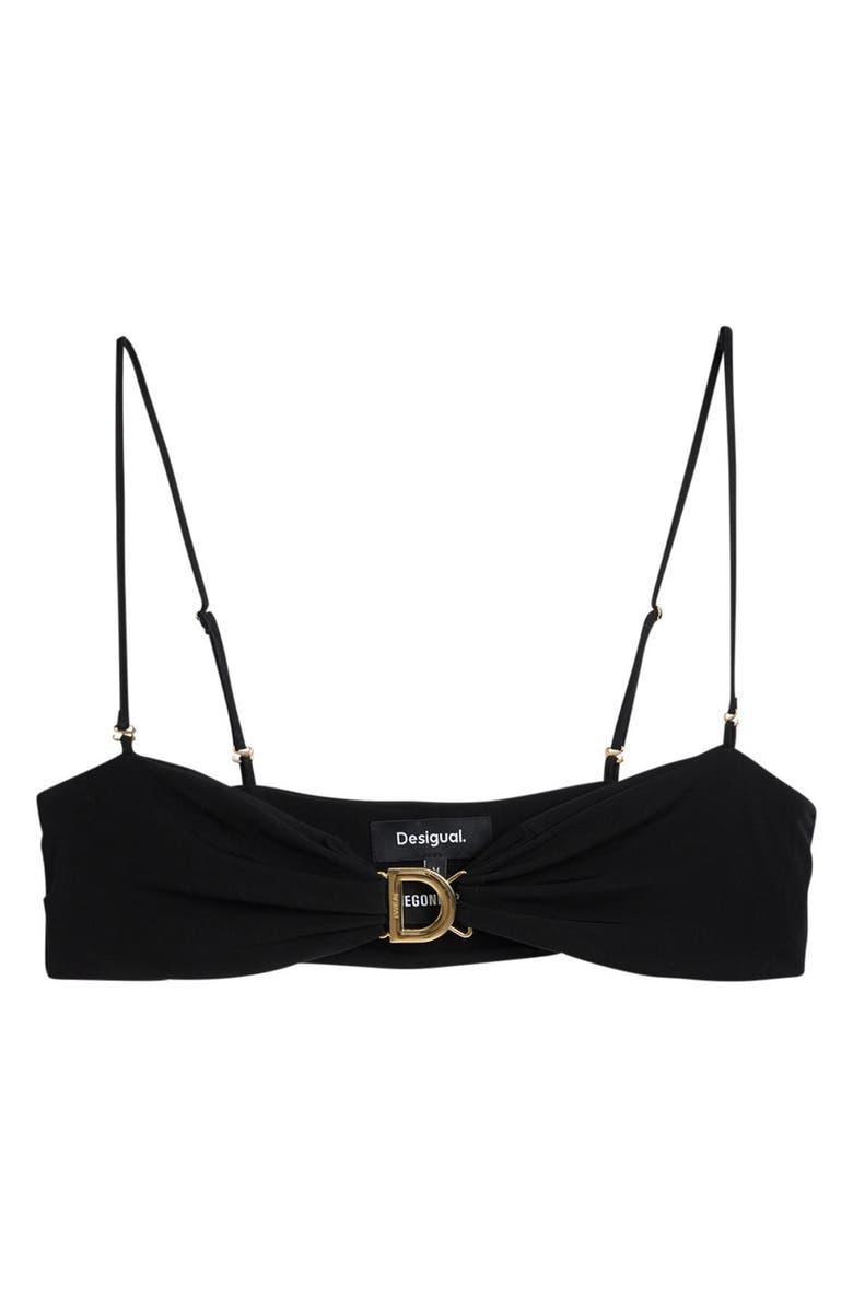 Desigual Egonlab Bralette, Alternate, color, Black