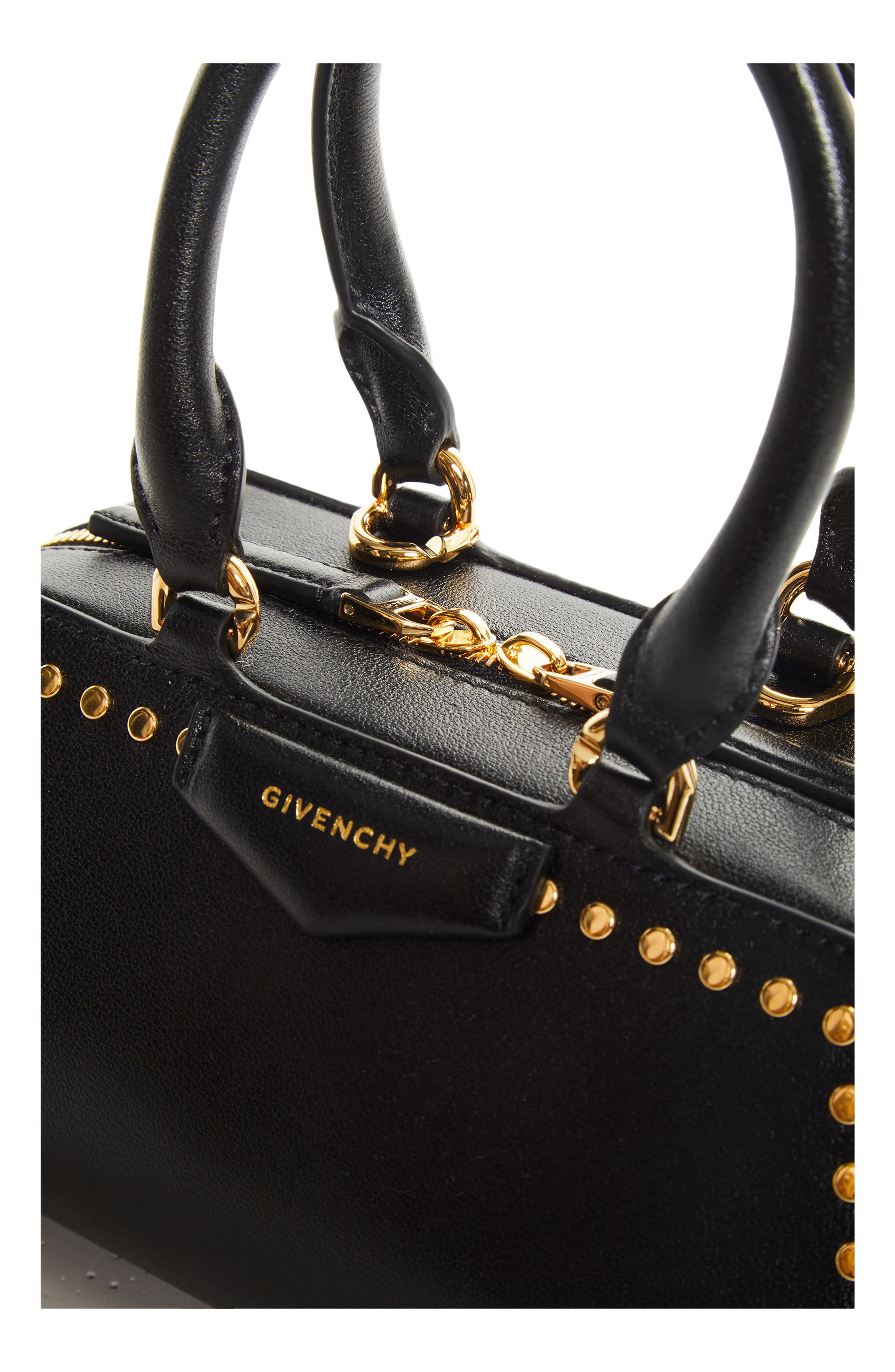 Женские сумки Givenchy Mini Antigona Leather East/West Satchel — фото 8
