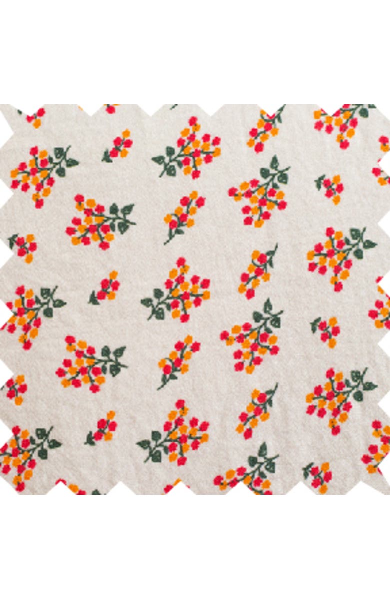 Beet World Little Kid Adelaide Velvet Tie Dress, Alternate, color, Autumn Floral