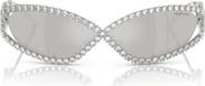 Swarovski 65mm Irregular Sunglasses