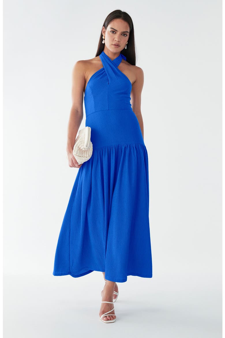 Harvi Midi Dress, Main, color, Bright Blue