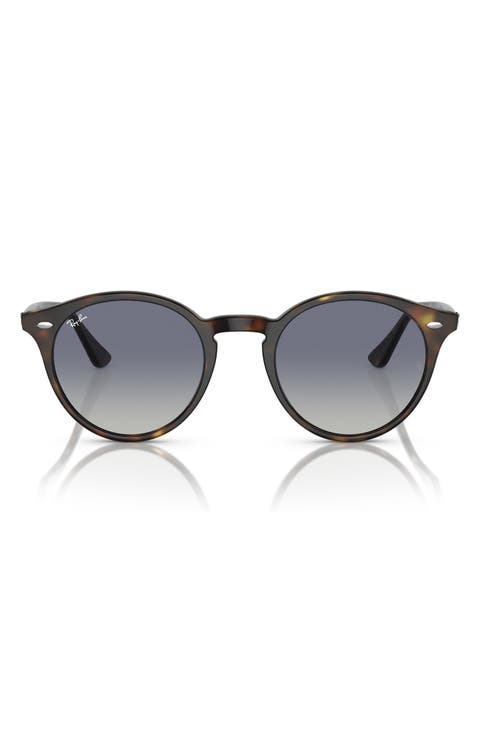 Highstreet 51mm Round Sunglasses