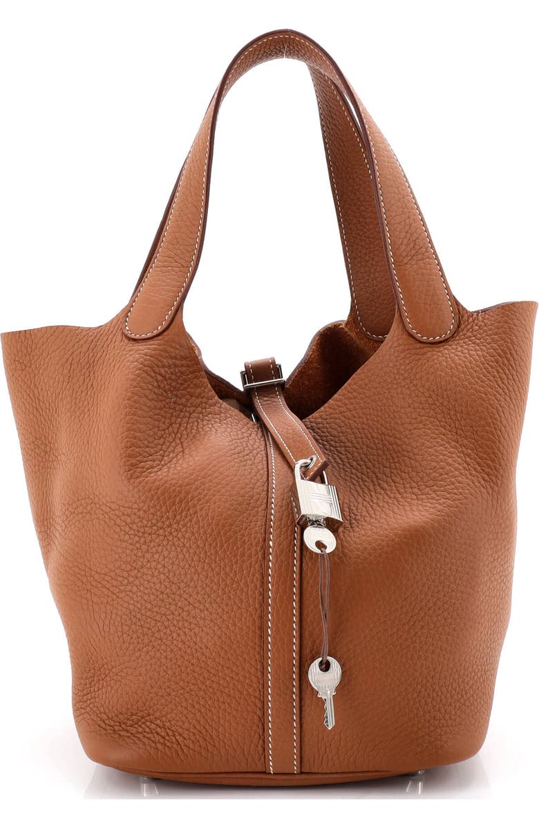 Pre-Owned Hermes Picotin Lock Bag Clemence MM, Main, color,