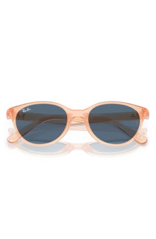 Ray Ban Ray-ban Kids' 47mm Oval Sunglasses In Dark Blue