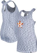 New Era Women's New Era Navy Houston Astros Space Dye Keyhole Back Tank Top