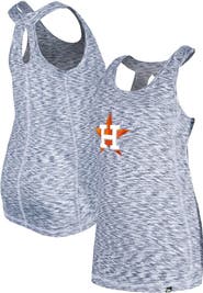 New Era Women's New Era Navy Houston Astros Space Dye Keyhole Back Tank Top