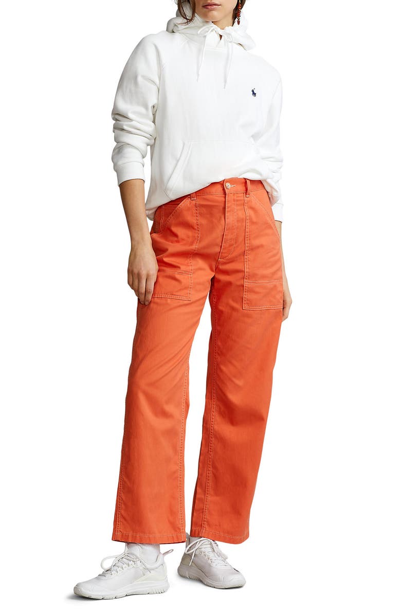 Polo Ralph Lauren Marge Mid Rise Twill Pants, Alternate, color,
