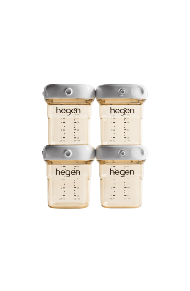 HEGEN PCTO 4-Pack 5 oz. Breast Milk Storage, Main, color, Clear