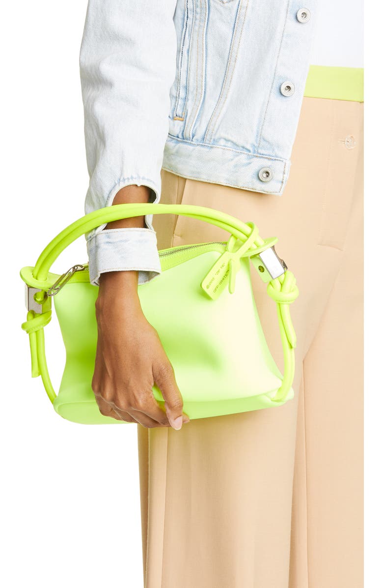 Off-White Slide Scuba Knit Hobo Bag, Alternate, color,