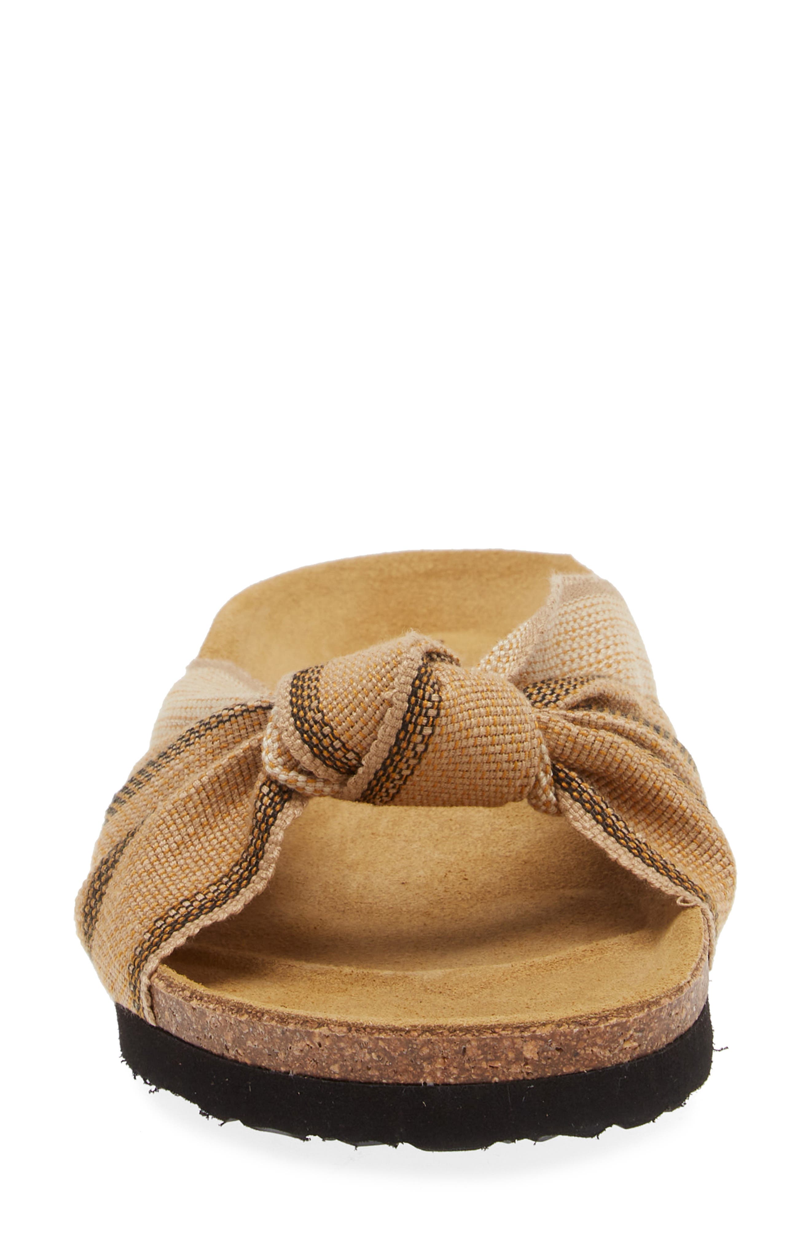 Bahia Knot Slide Sandal, Alternate, color, NEUTRAL