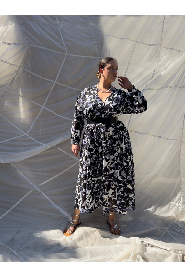 Denni Weekend Dress, Alternate, color, Painted floral