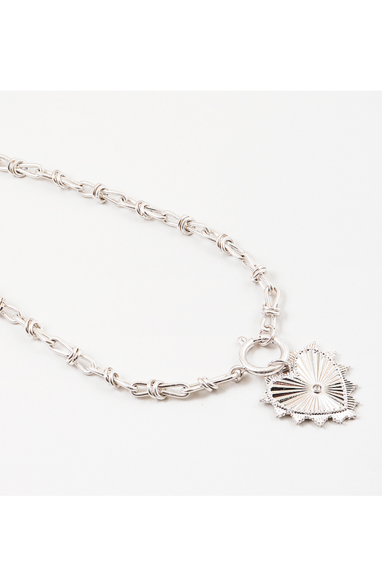 Erin McDermott Jewelry Love and Luck Necklace, Alternate, color, Silver