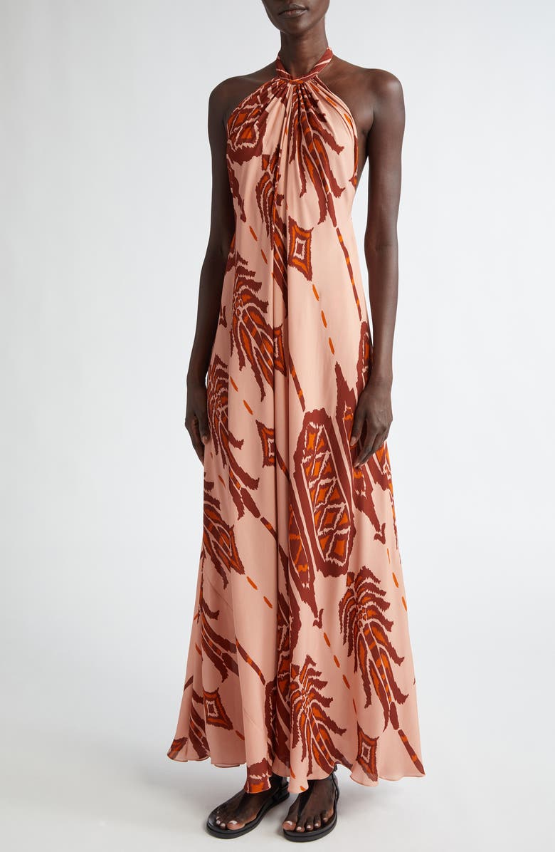 maxi dress with headscarf Blue Lace Floral Vintage Maxi Dress & Head Scarf (Optional) – Ensogirl