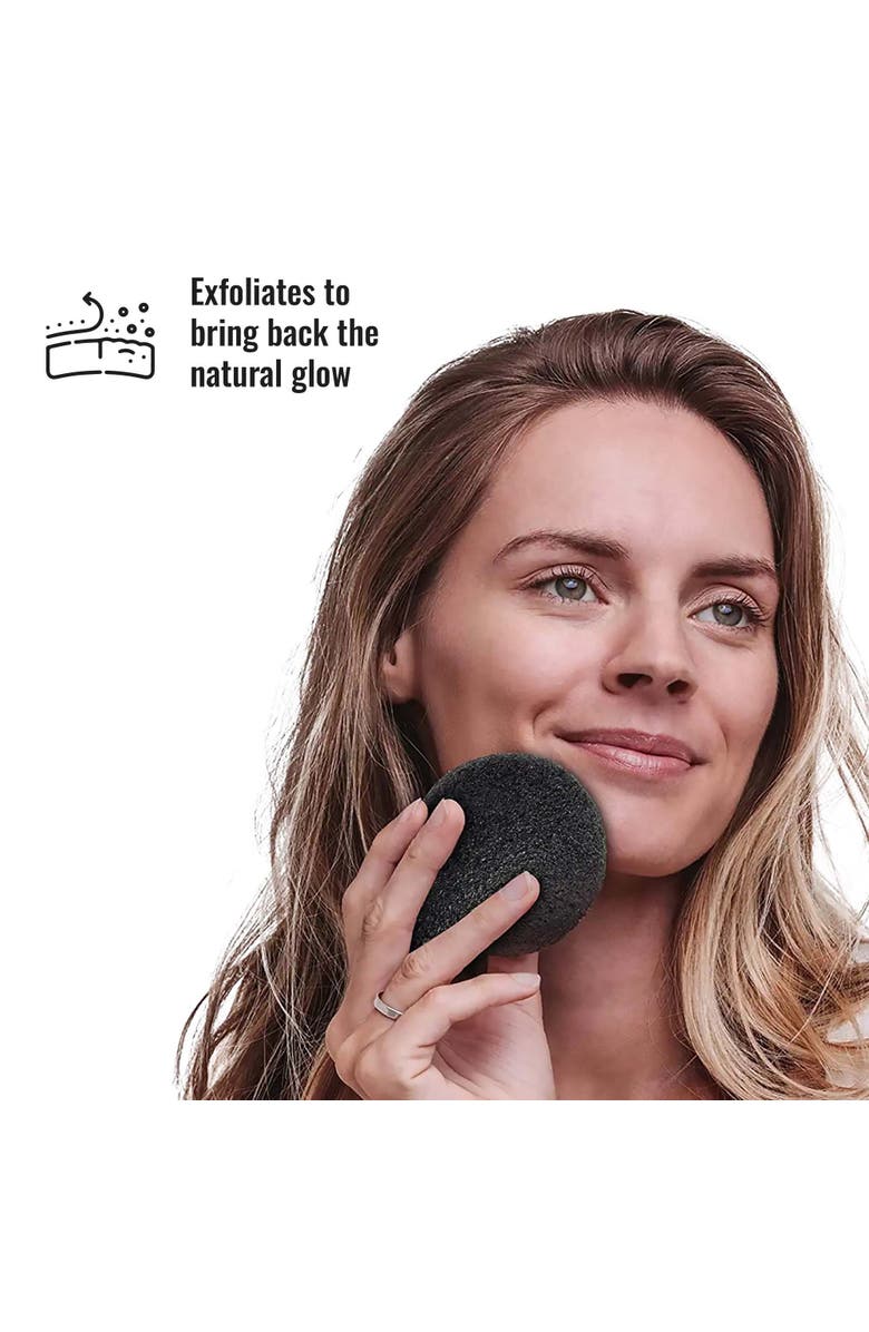 PURSONIC Beauty Essentials Bundle - 3-Pack Multi-Shape Makeup Sponges + Natural Charcoal Konjac Sponge + 120-Count Hydrocolloid Pimple Patch Set, Alternate, color, Multicolor