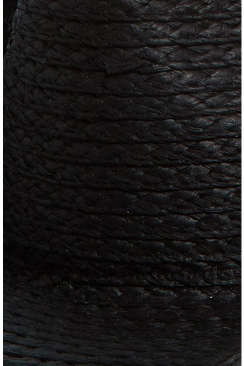 Straw Cowboy Hat, Alternate, color, BLACK STRAW