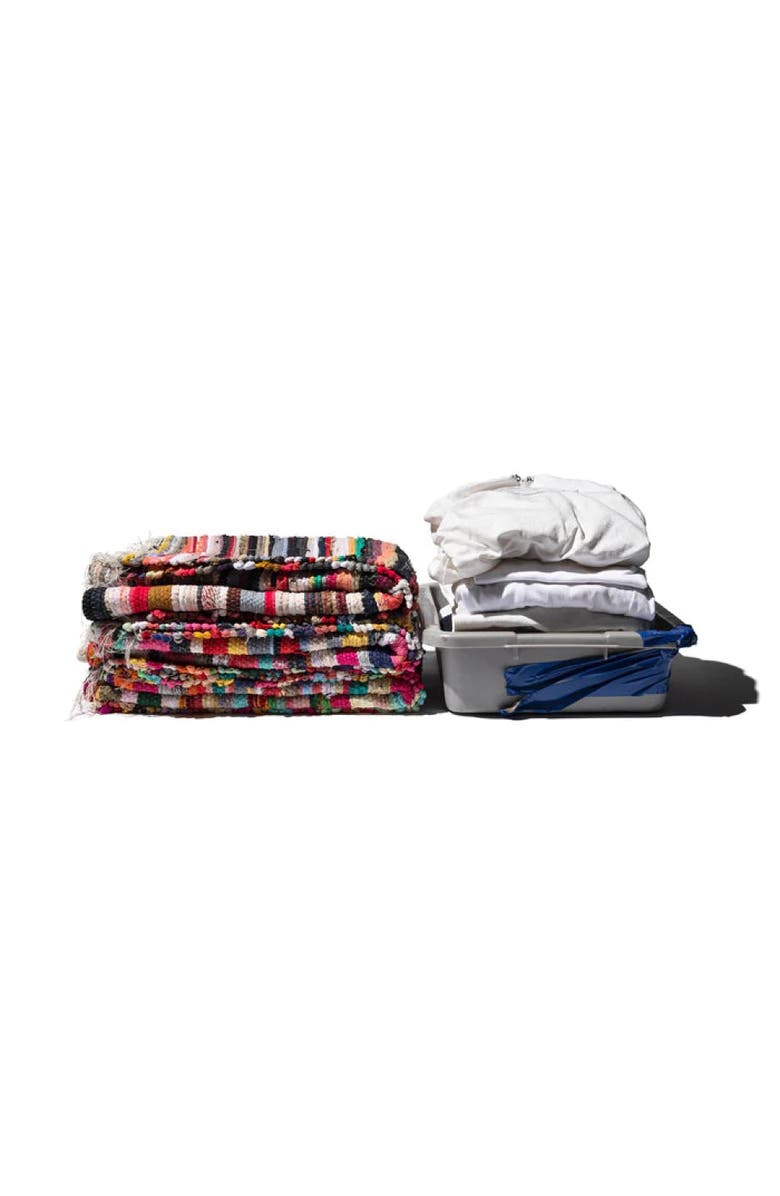PUEBCO Scrap Fabric Rug, Alternate, color, Multicolor