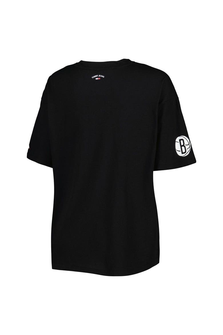 Women's Tommy Jeans Black Brooklyn Nets Bianca T-Shirt, Alternate, color, Black