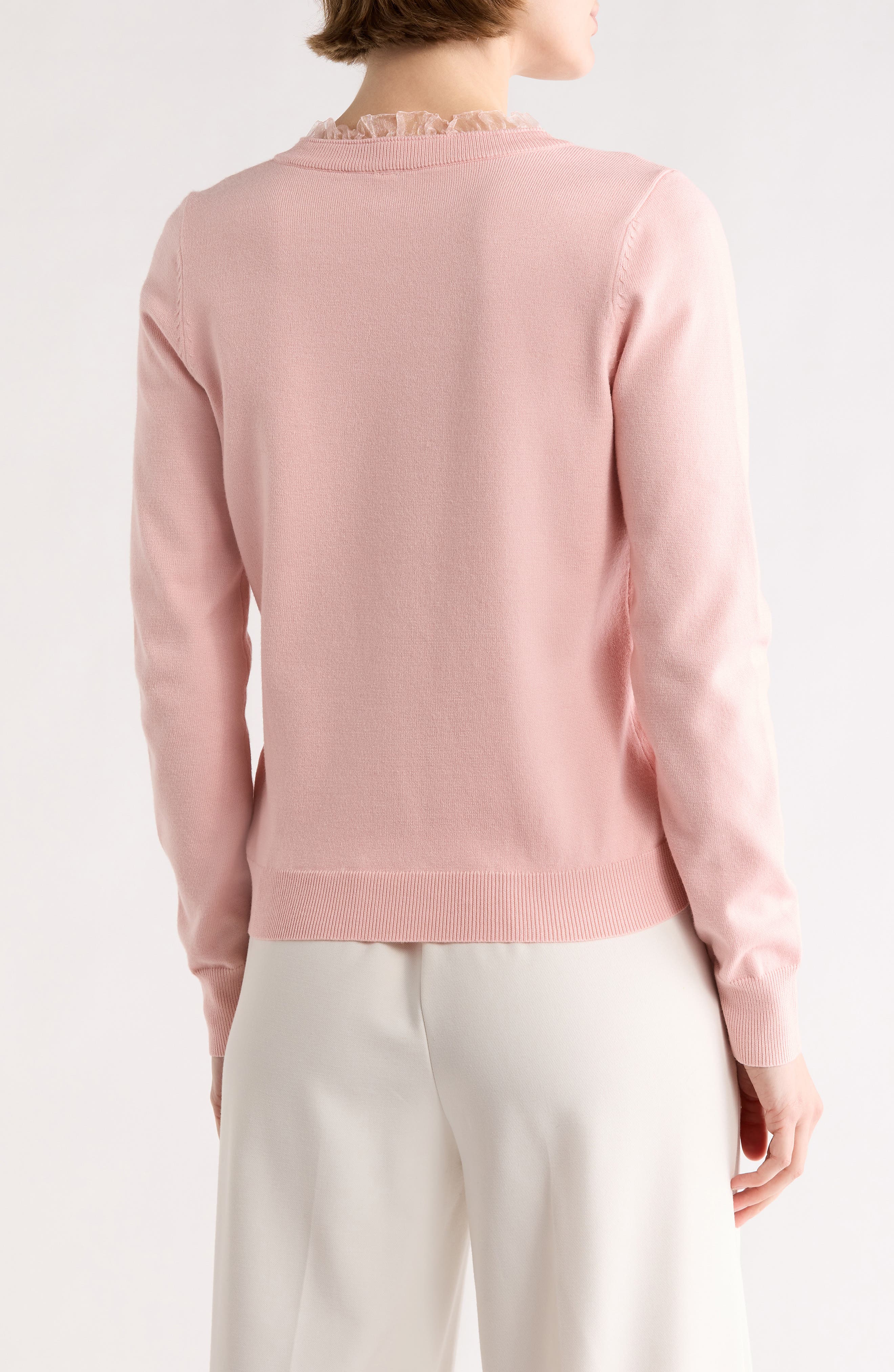 Alma Ruffle Cardigan - image 4