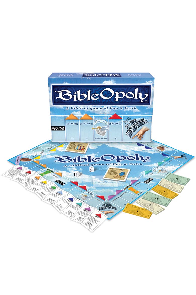 Bibleopoly Monopoly Board Game, Alternate, color, Multicolored