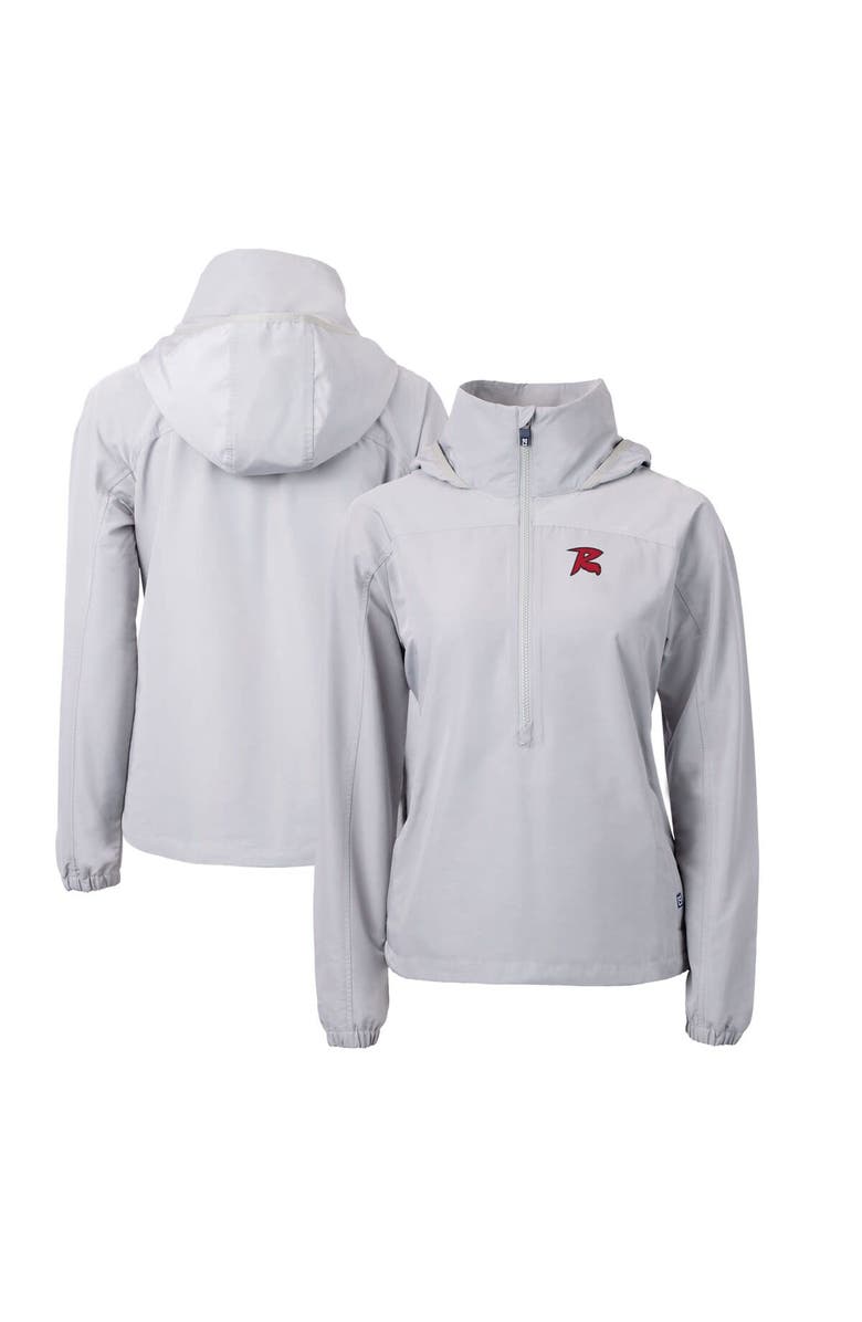 Cutter & Buck Women's Cutter & Buck Gray Richmond Flying Squirrels Charter Eco Recycled Half-Zip Anorak Jacket, Alternate, color, 