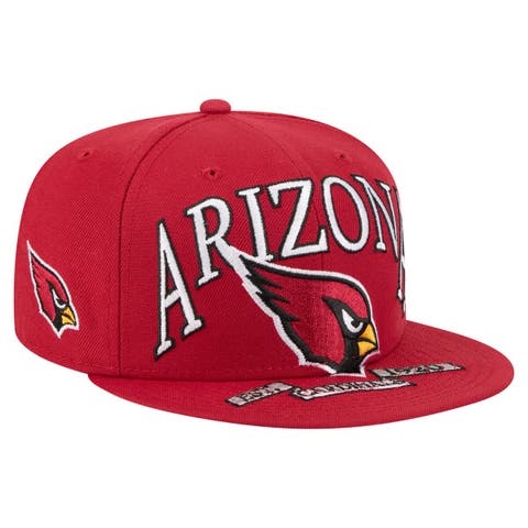 Men's New Era Cardinal Arizona Cardinals  Oversized 59FIFTY Fitted Hat