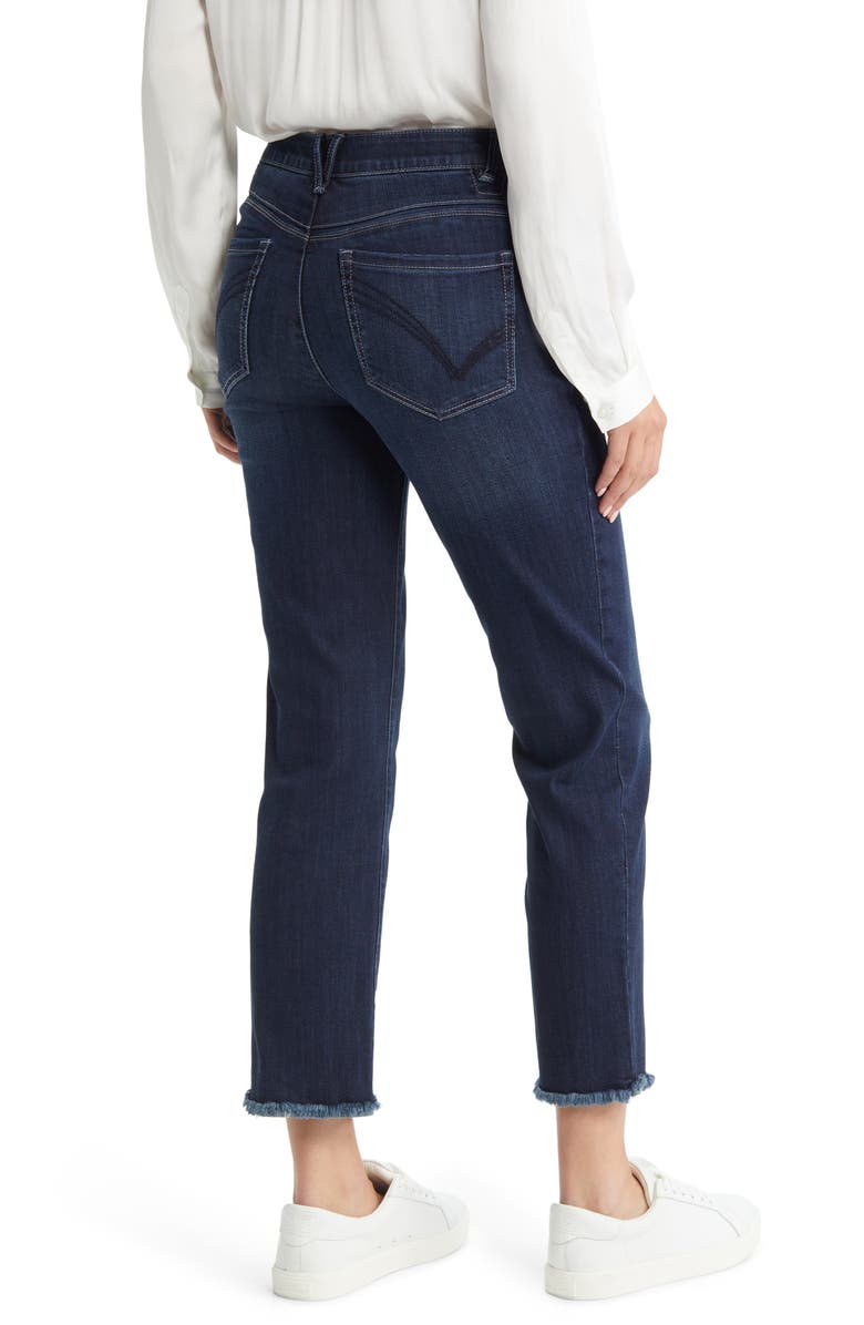 Wit & Wisdom 'Ab'Solution Raw Hem Straight Leg Jeans, Alternate, color, 