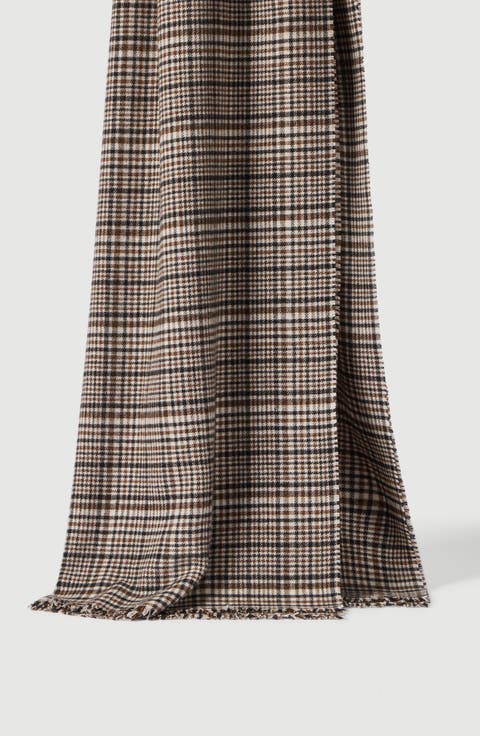 Cashmere Prince of Wales scarf