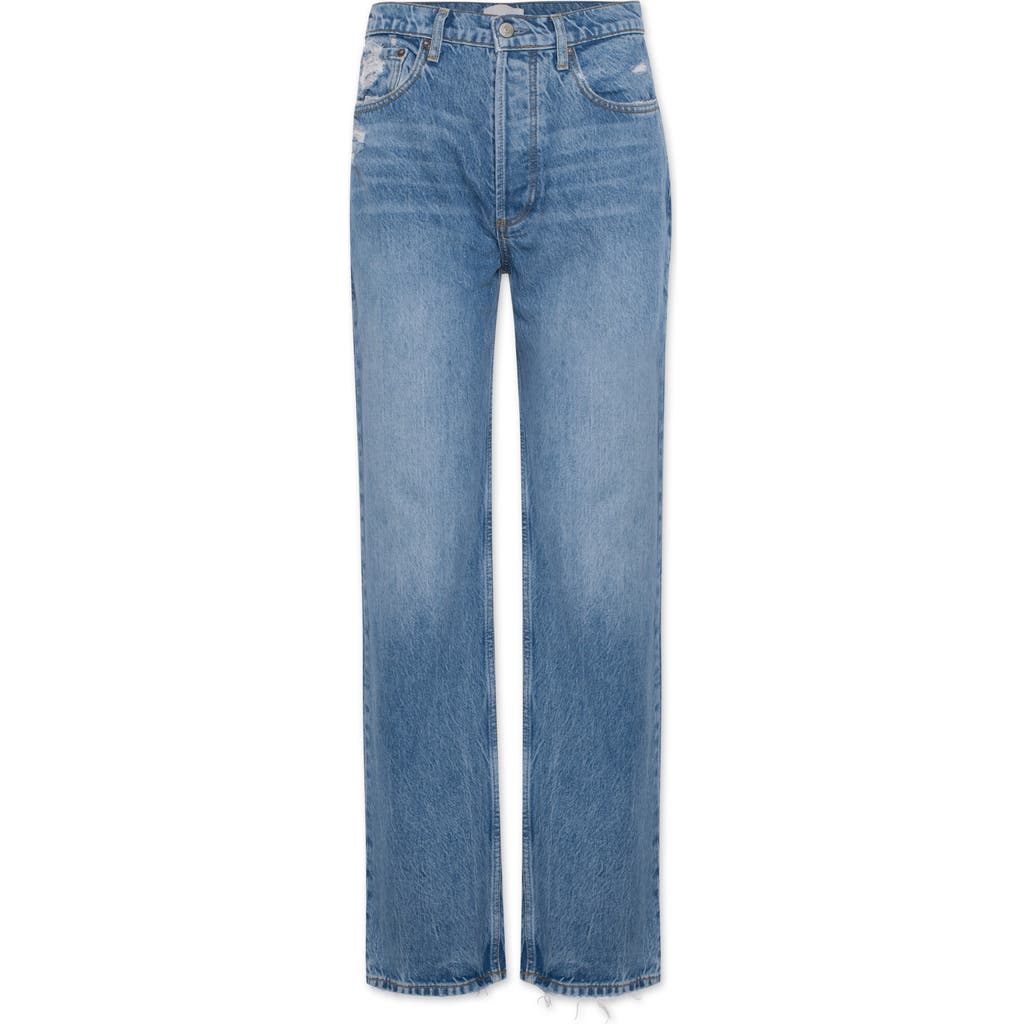 Boyish The Ziggy Straight Leg High Rise Vintage Jeans in Silverado  product