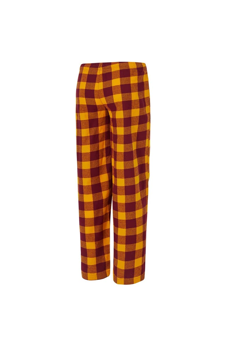 CONCEPTS SPORT Women's Concepts Sport Burgundy/Gold Washington Commanders Avondale T-Shirt & Pants Flannel PJ Set, Alternate, color, Burgundy