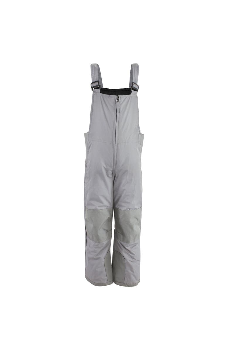 Hudson Baby Snow Bib Overalls, Main, color, Charcoal