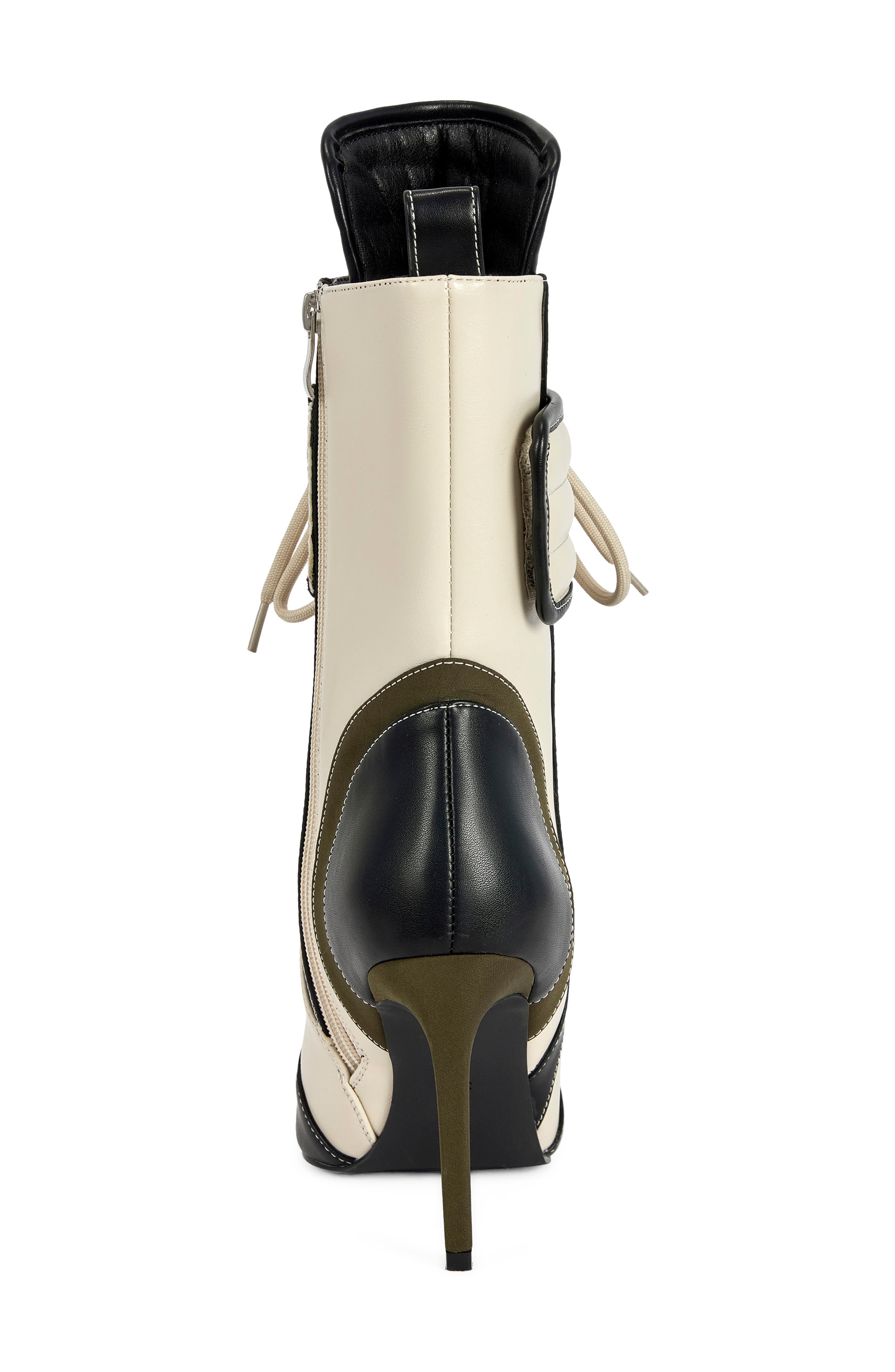Amada Pointed Toe Bootie, Alternate, color, OLIVE