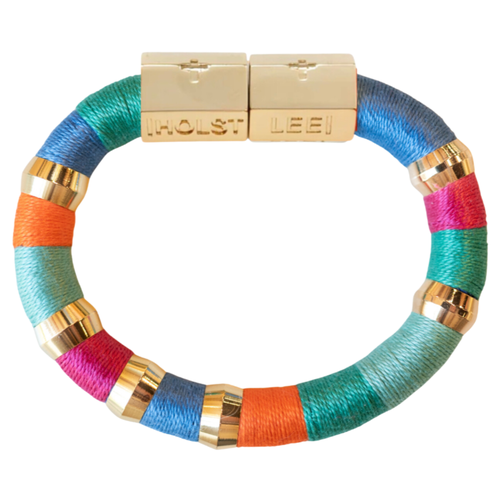Holst + Lee Holst+lee Colorblock Bracelet In Multi