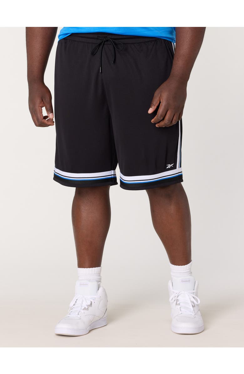 Reebok Big & Tall Classic Performance Shorts, Main, color, Black