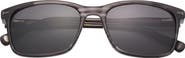 Ted Baker 56mm Polarized Rectangular Sunglasses