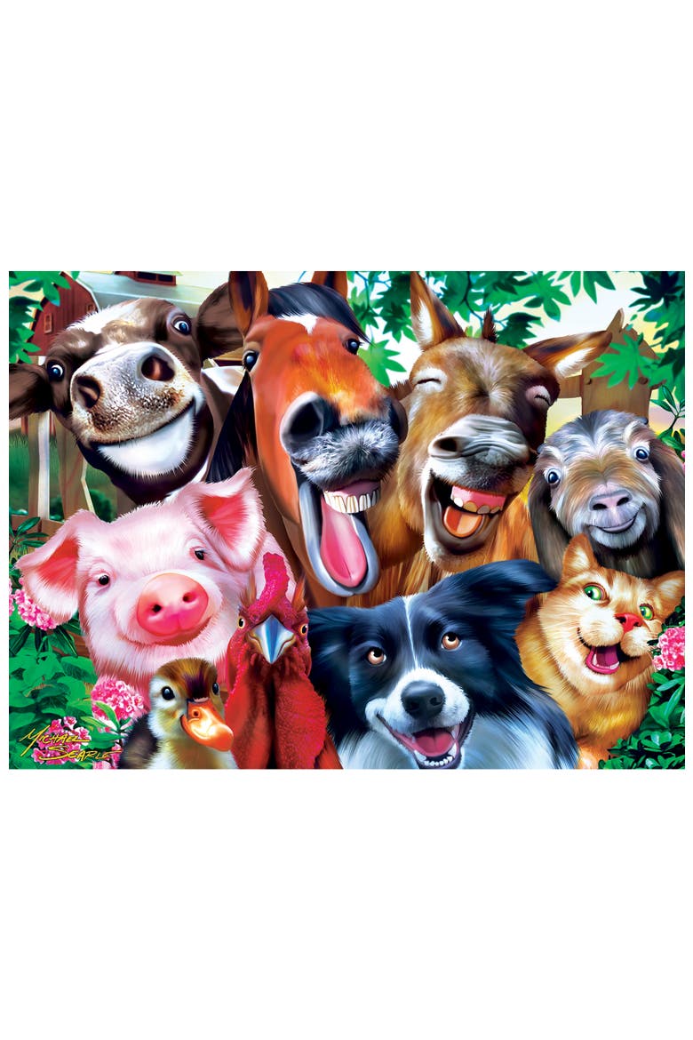 Barnyard Besties 200 Piece Jigsaw Puzzle, Alternate, color, Multicolor