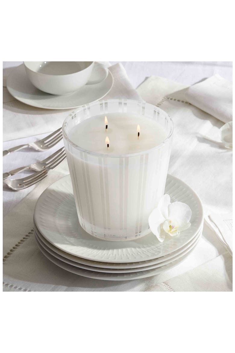 Linen 3-Wick Candle, Alternate, color, NO COLOR