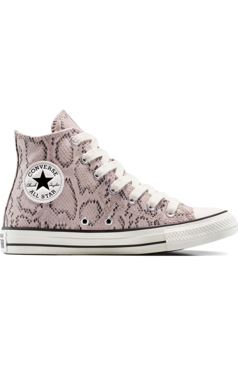 Converse Chuck Taylor All Star Snakeskin Print Canvas High Top Sneaker, Alternate, color, Clay/ Egret/ Egret