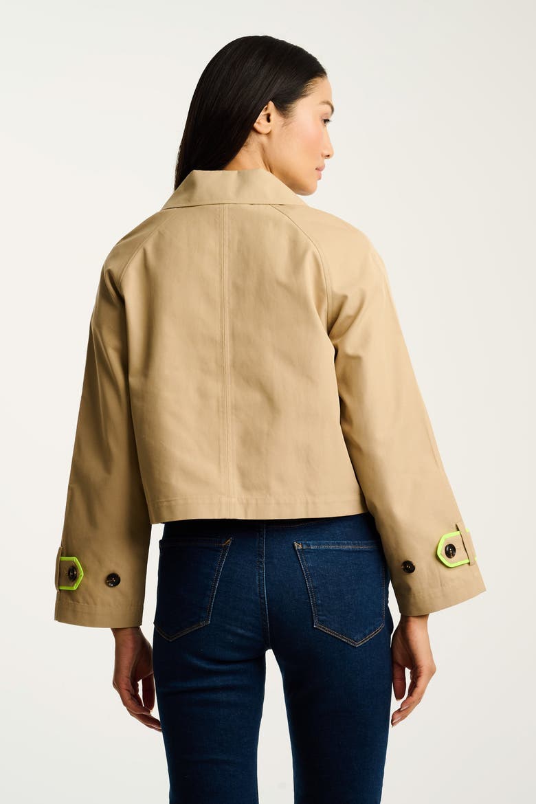 In Trench Jacket, Alternate, color, Natural Neon