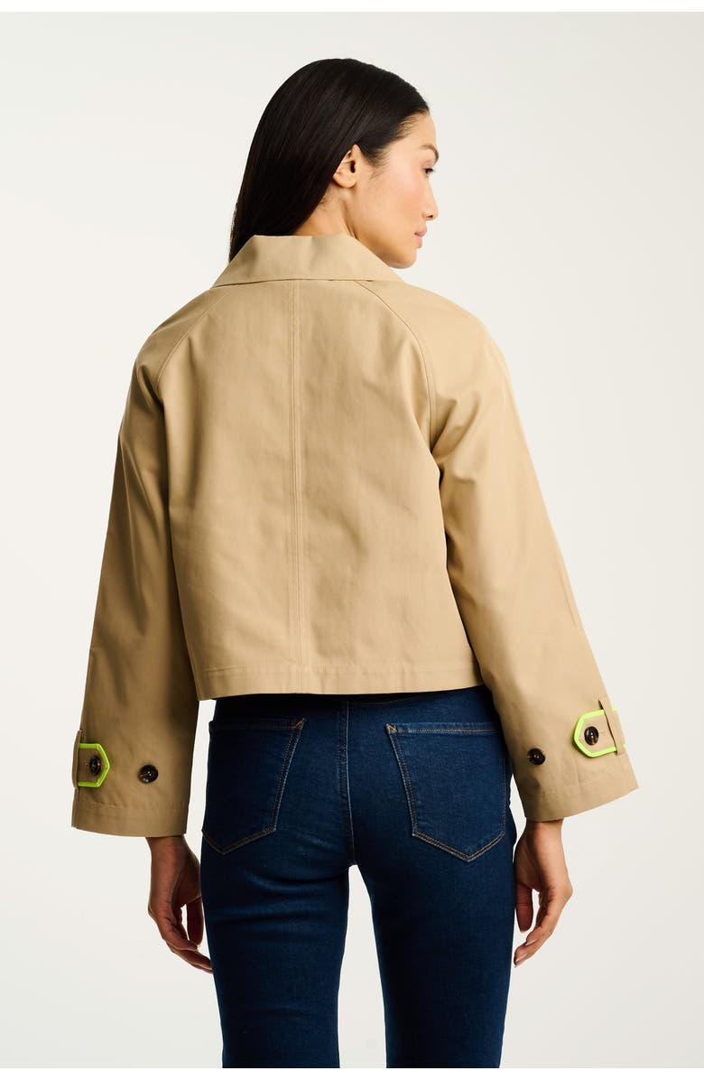 Lisa Todd In Trench Jacket, Alternate, color, Natural Neon
