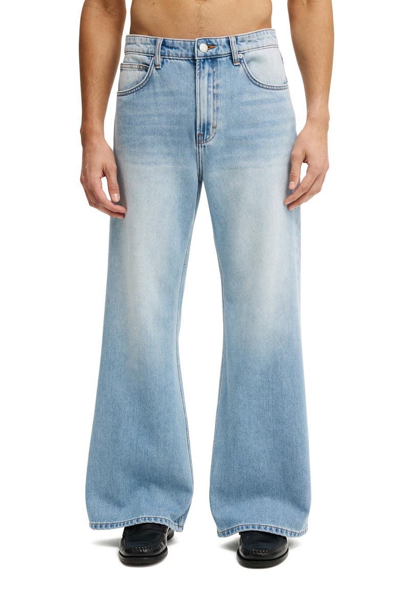 Men's Baggy Bootcut Jean, Main, color, Cassette Blue