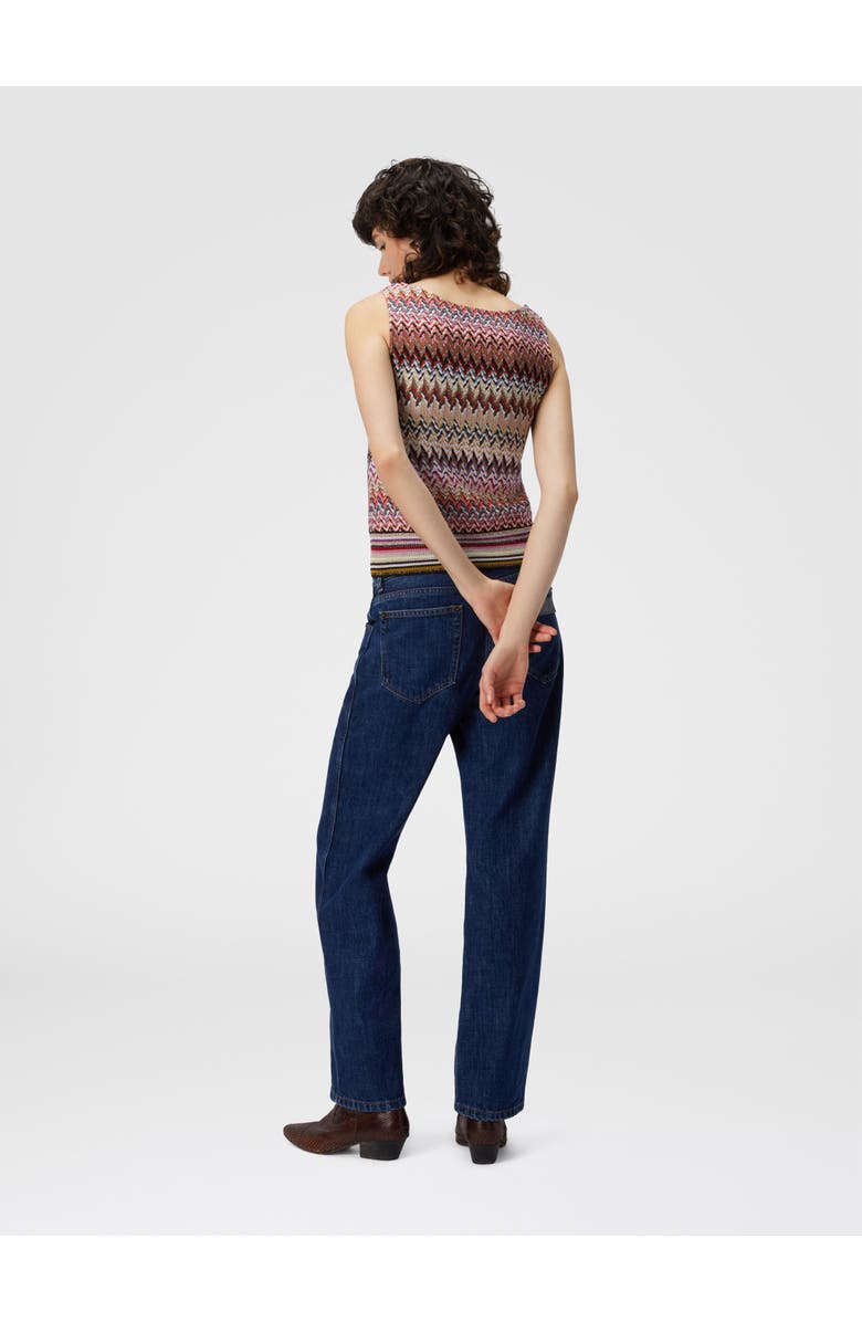 Missoni Zigzag Tank Top With Ribbed Detail, Alternate, color, Multicoloured