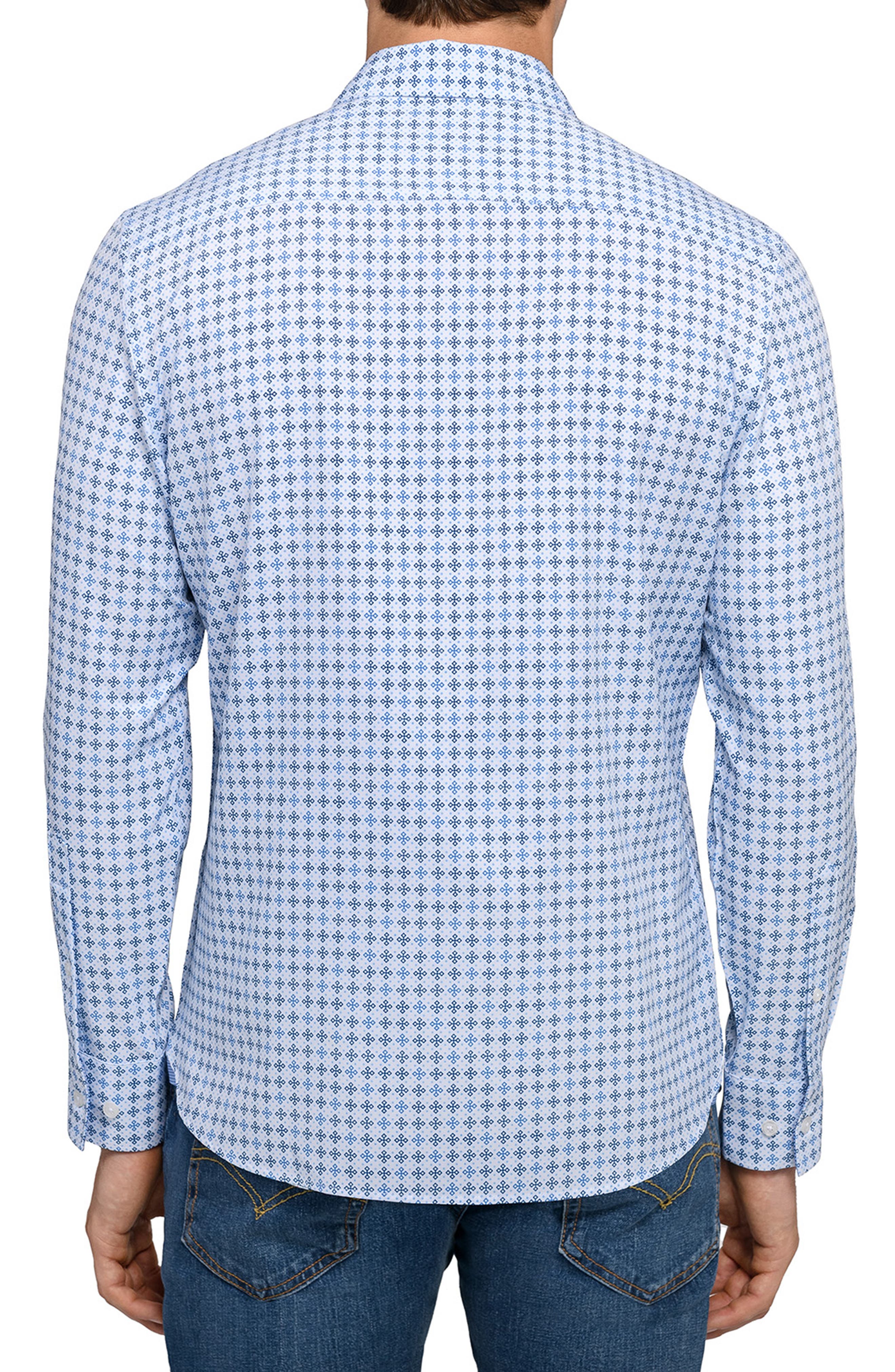 Quadruple Diamond Woven Long Sleeve Basic - image 2