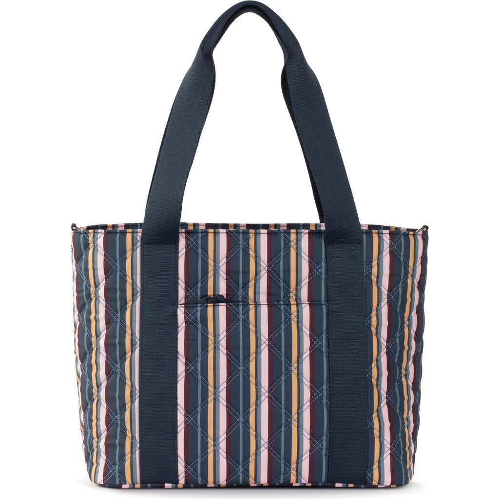 Sakroots Arlo Large Tote Bag - Quilted in Vibrant Multi Diamond Quilted  product
