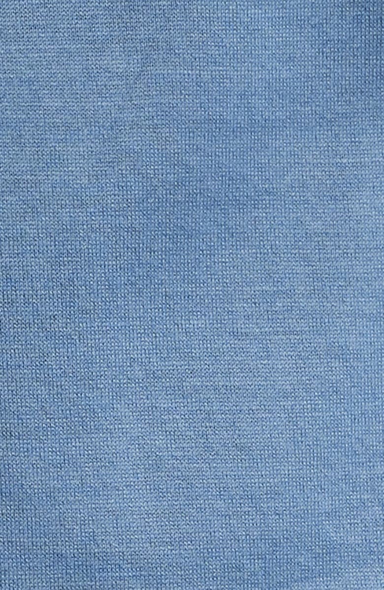 Canali Regular Fit Cotton Jersey Button-Up Shirt, Alternate, color, Blue