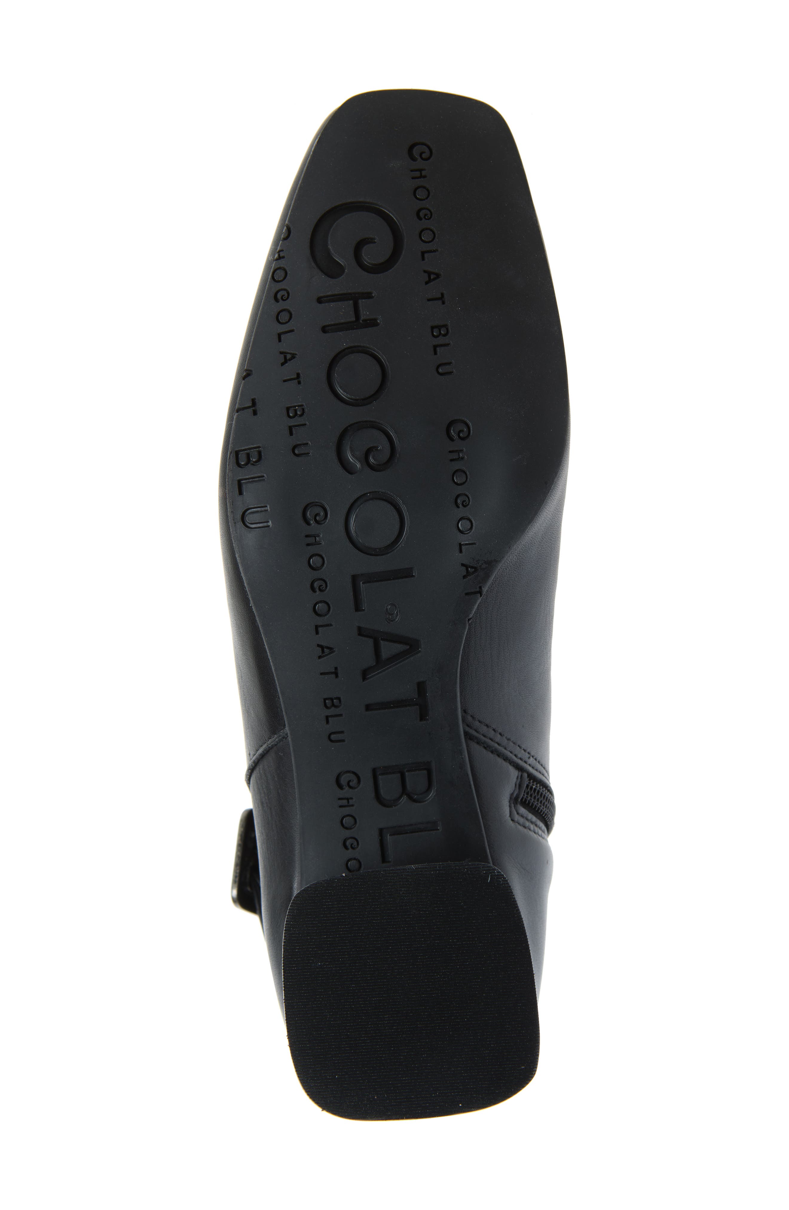 Darsie Leather Bootie, Alternate, color, BLACK LEATHER