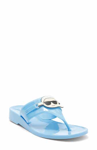 KARL LAGERFELD PARIS Vayla Wedge Flip Flop