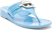 KARL LAGERFELD PARIS Vayla Wedge Flip Flop