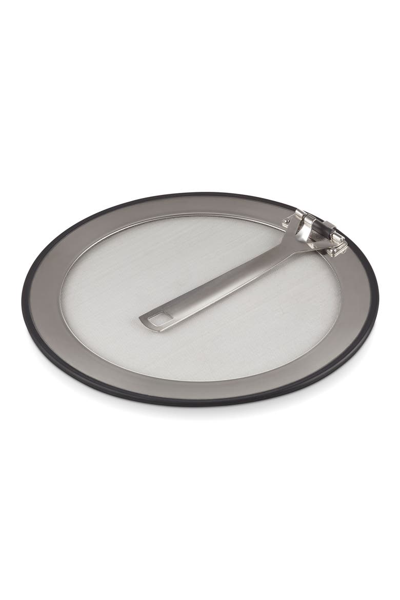 12-Inch Stainless Steel Splatter Guard, Alternate, color, SILVER